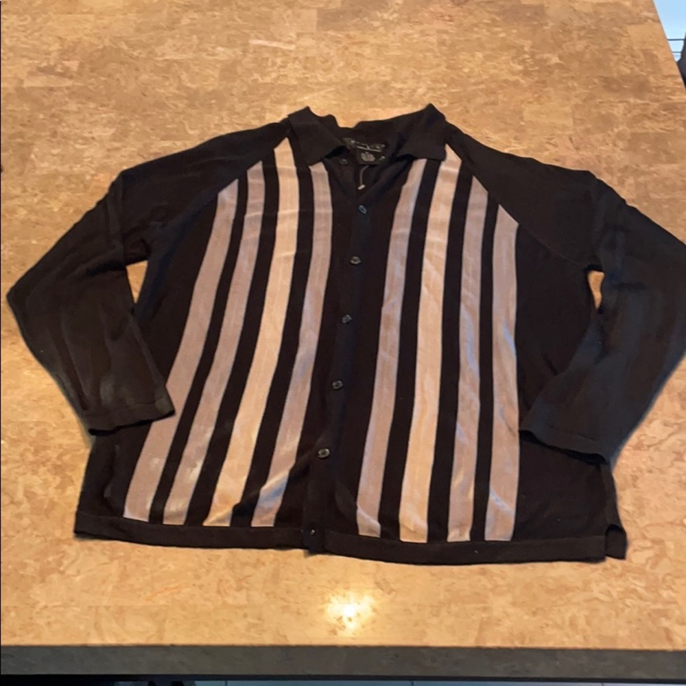Dress Shirt Cardigan Soft Lightweight Rayon/Cotton